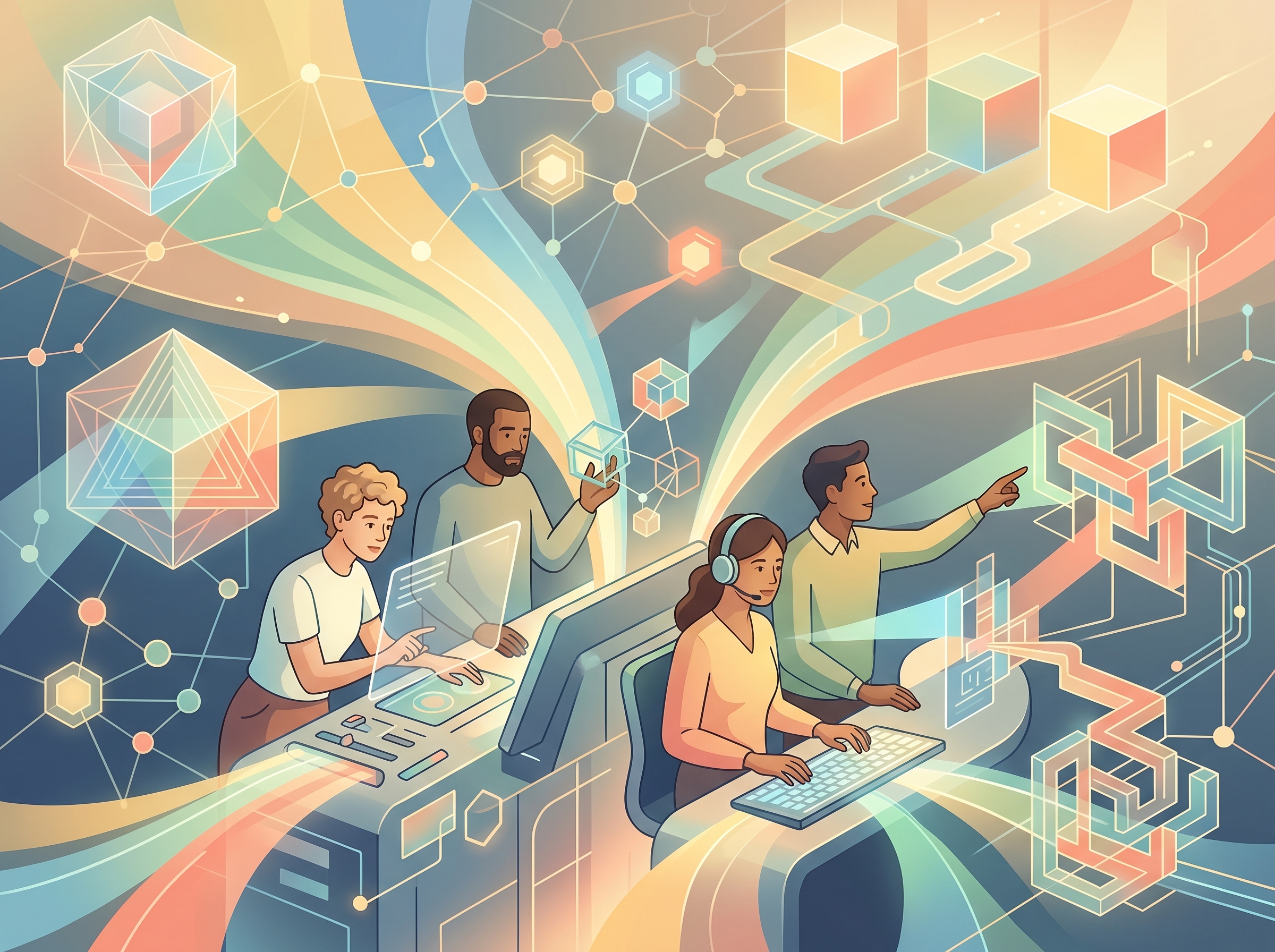 Bitcoin mining process illustration