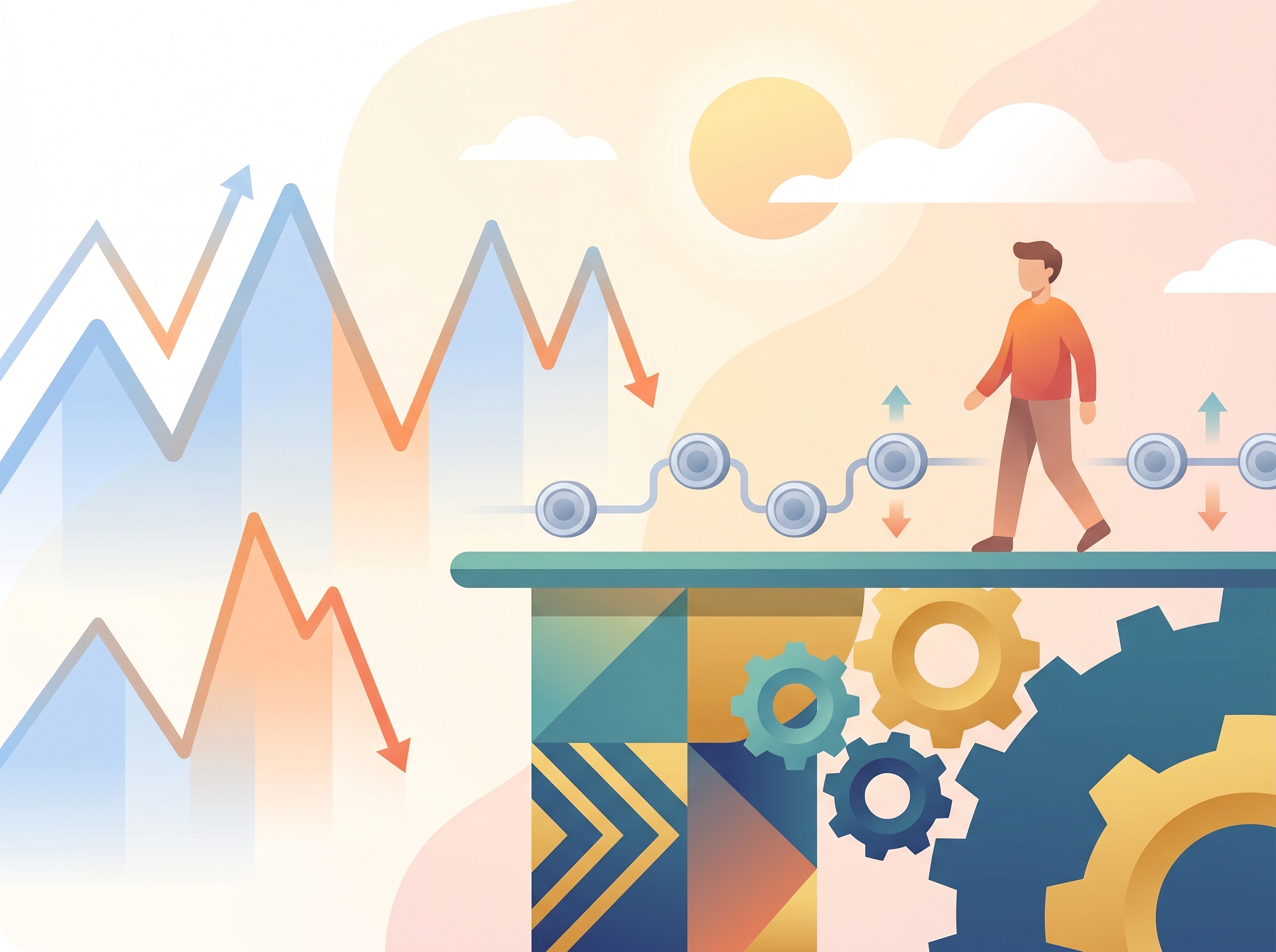 Illustration of stablecoins maintaining value