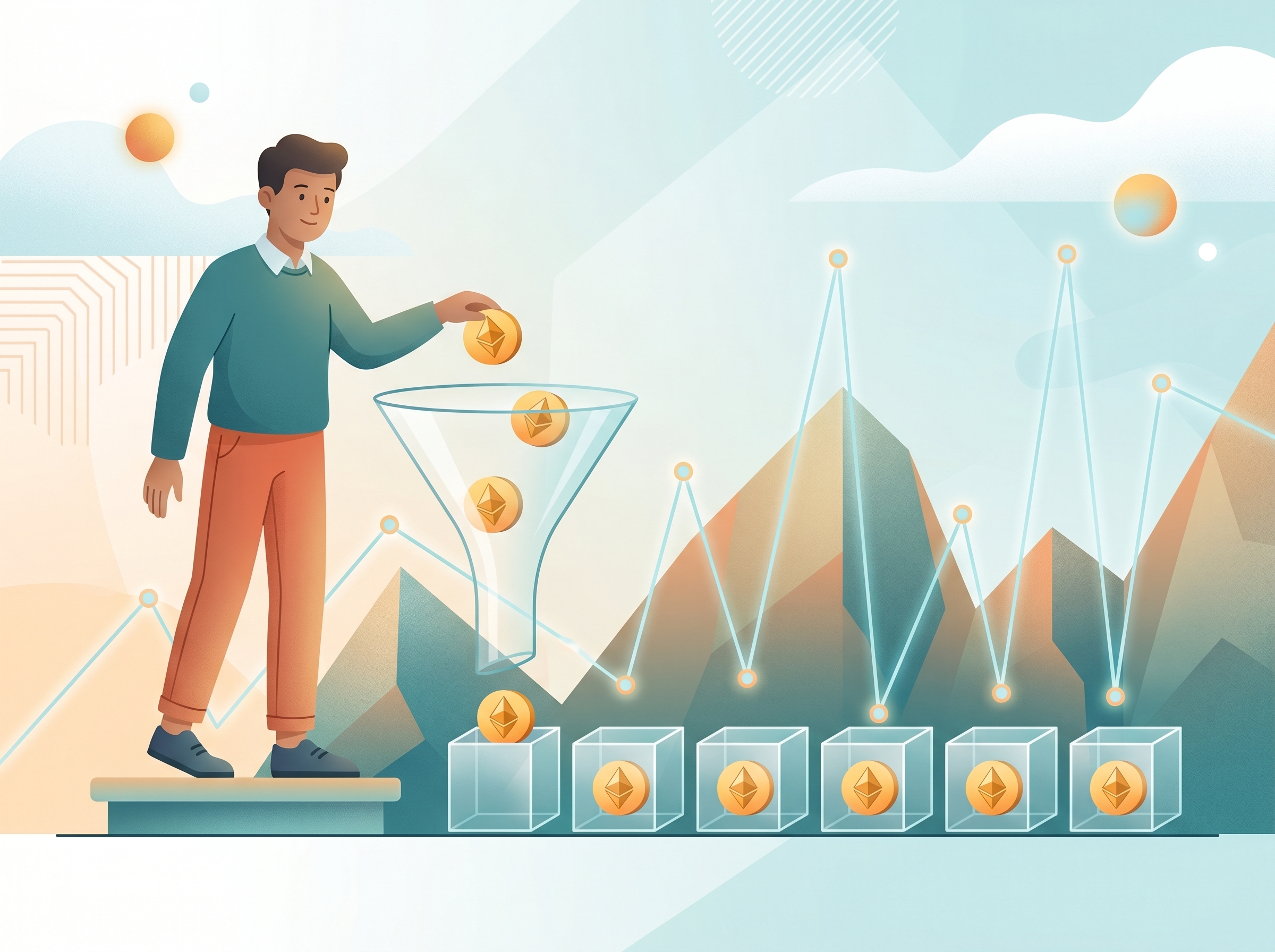 Illustration of Dollar-Cost Averaging strategy