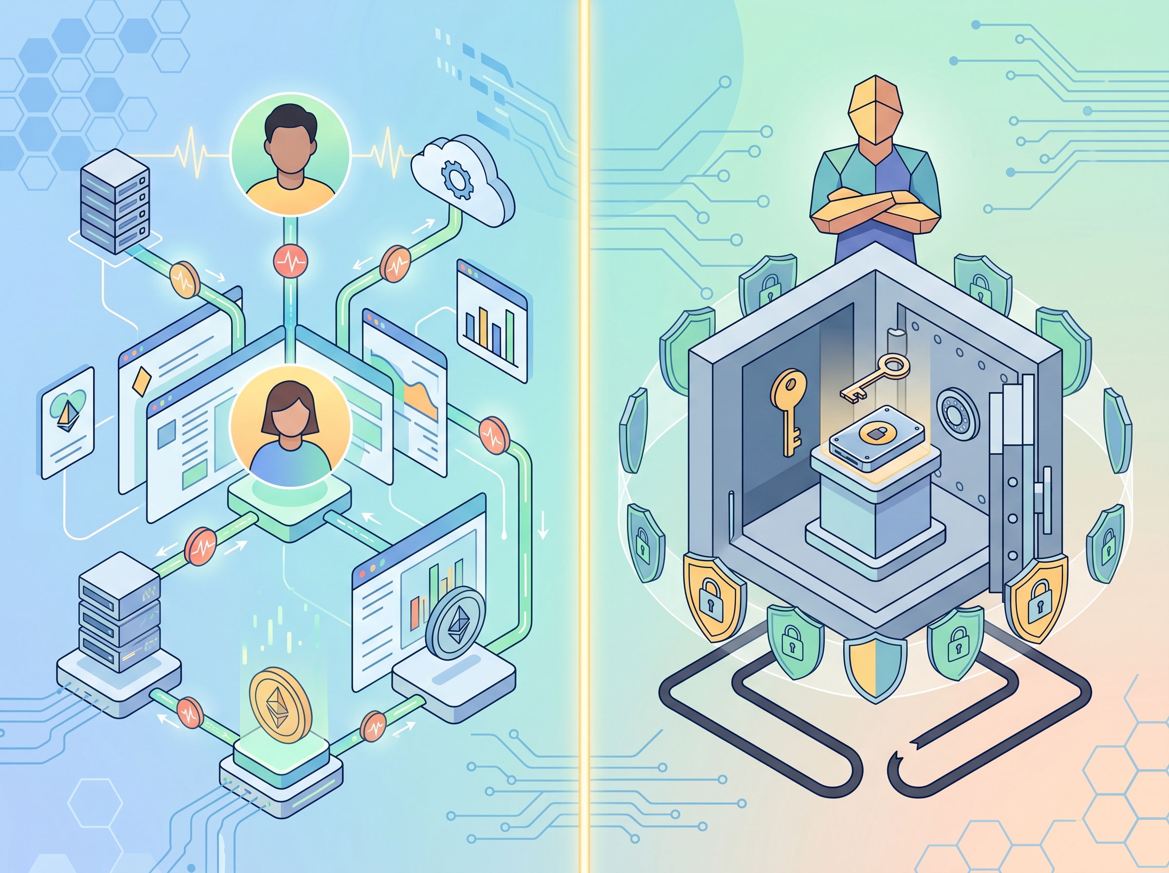 comparison between hot and cold wallets