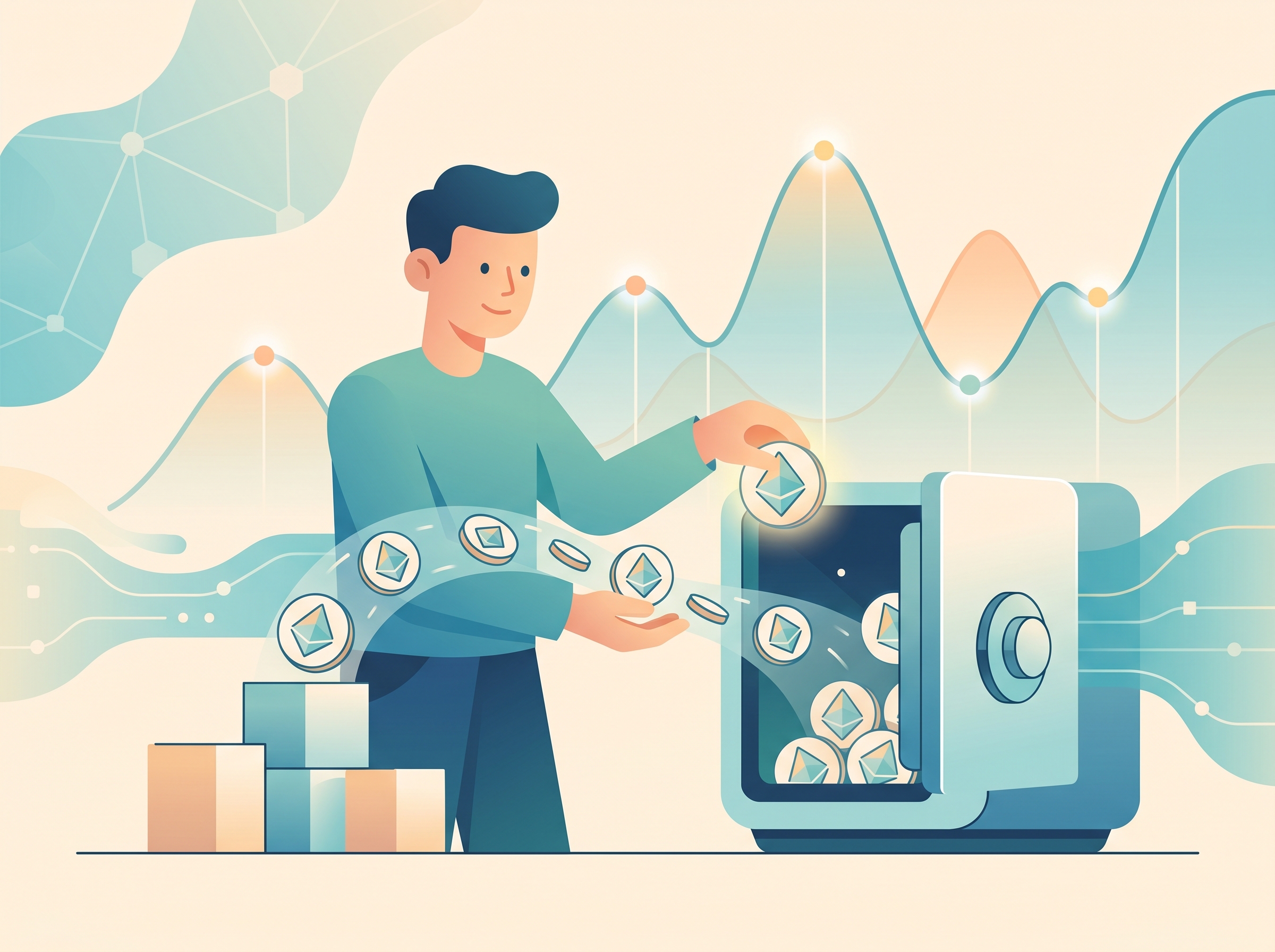 Illustration of dollar-cost averaging strategy