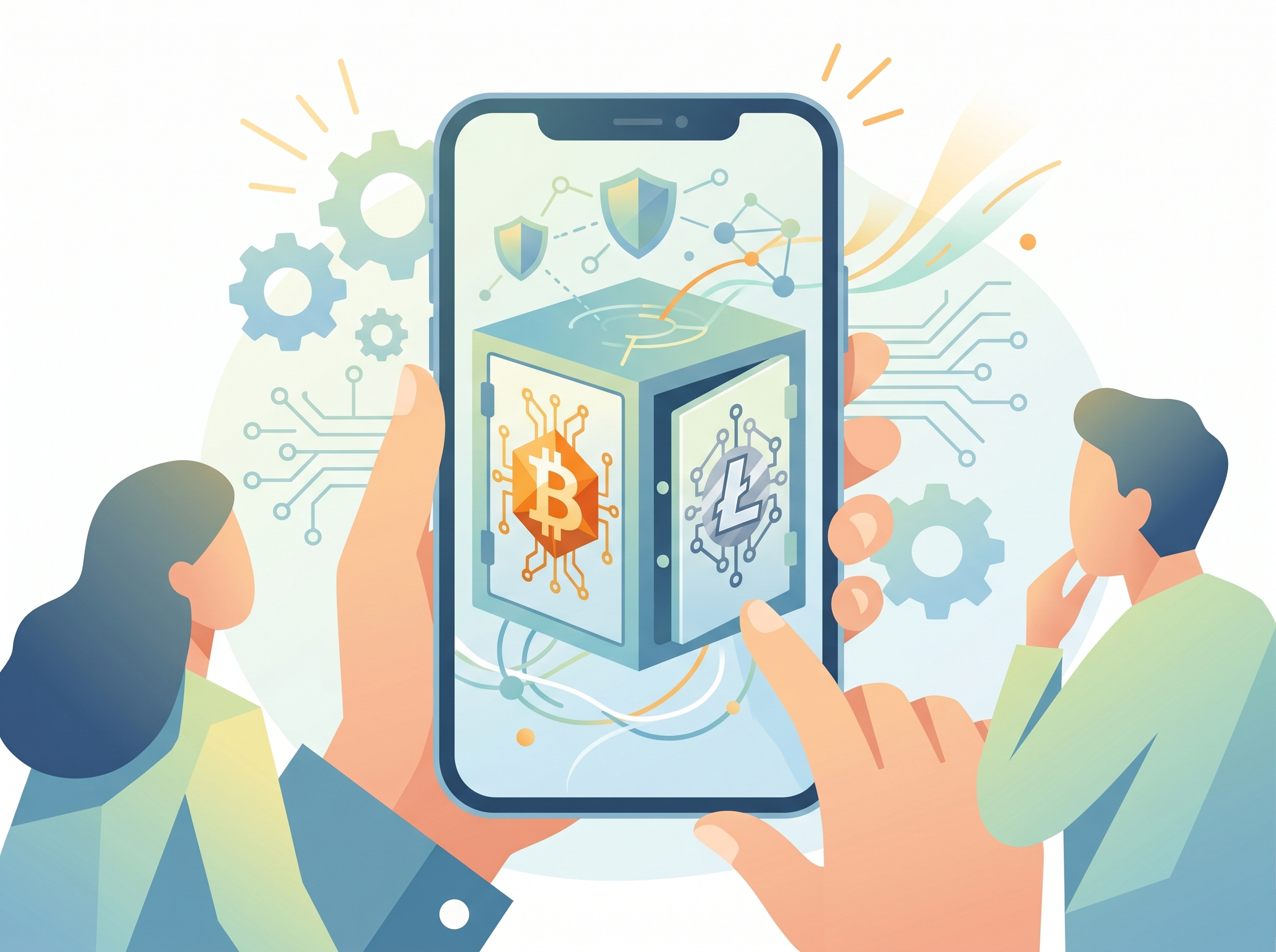 Digital wallet for storing cryptocurrencies
