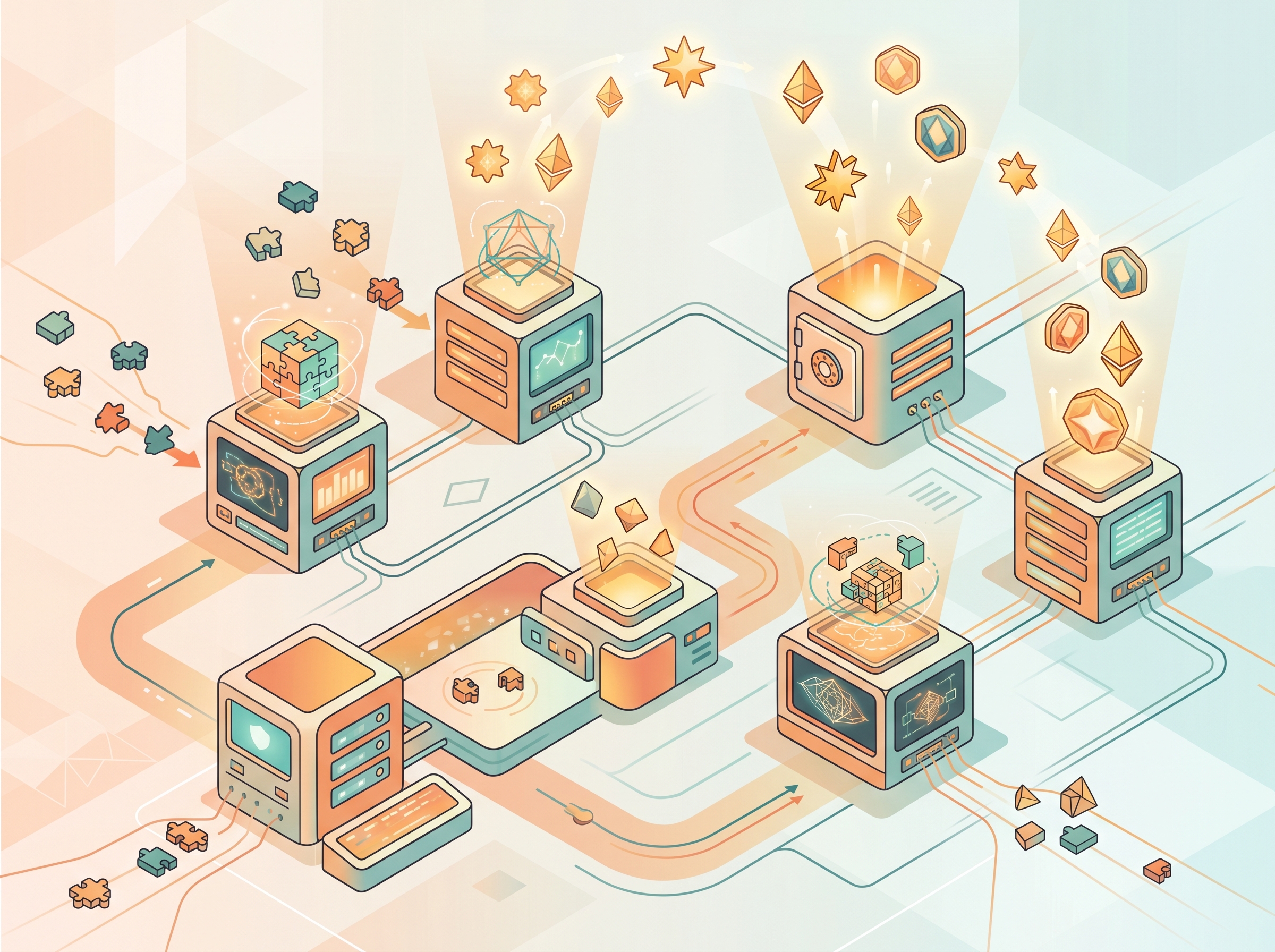 Bitcoin mining process illustrated