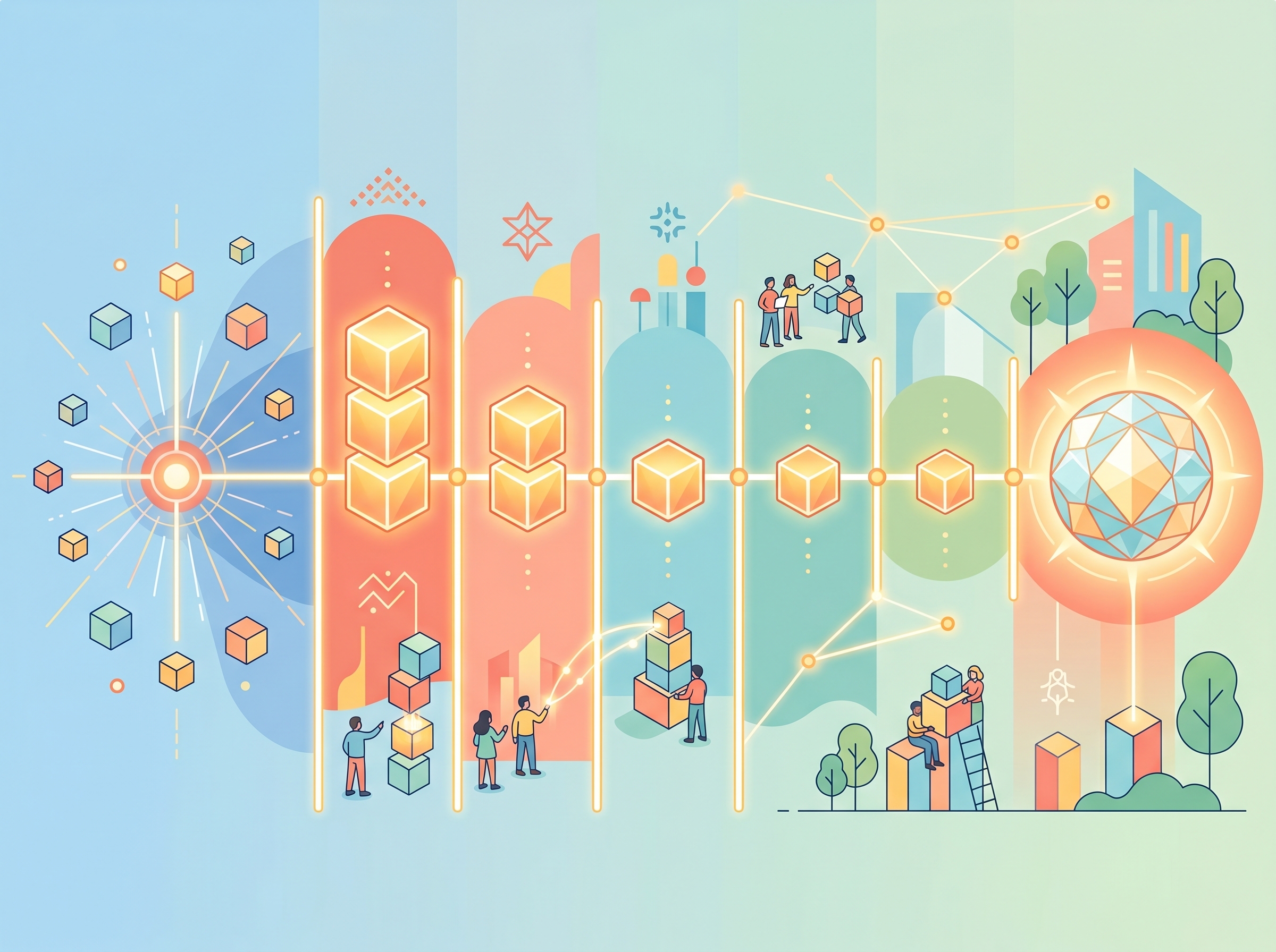 Future of Bitcoin halving concept