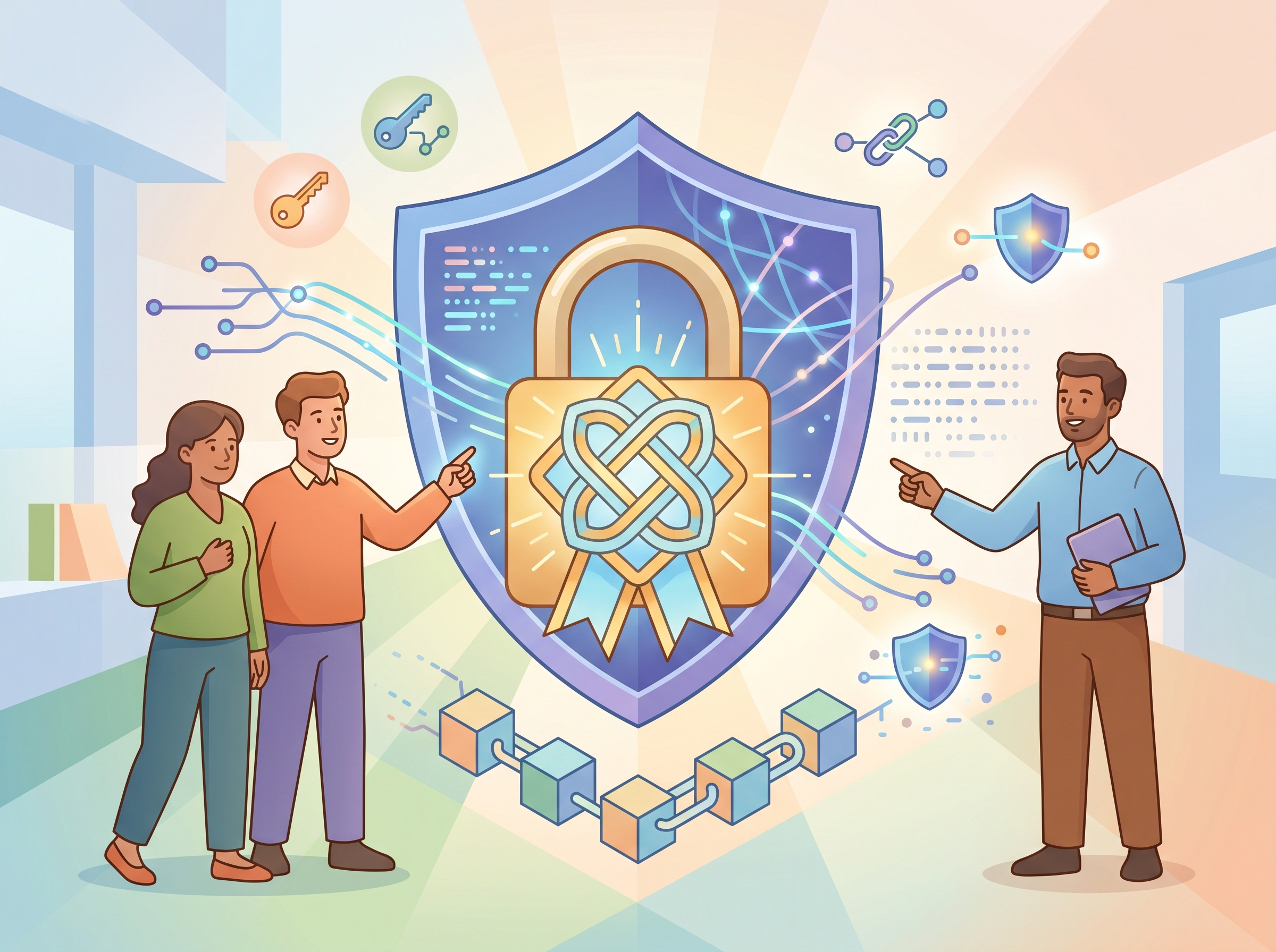 Illustration of digital asset security