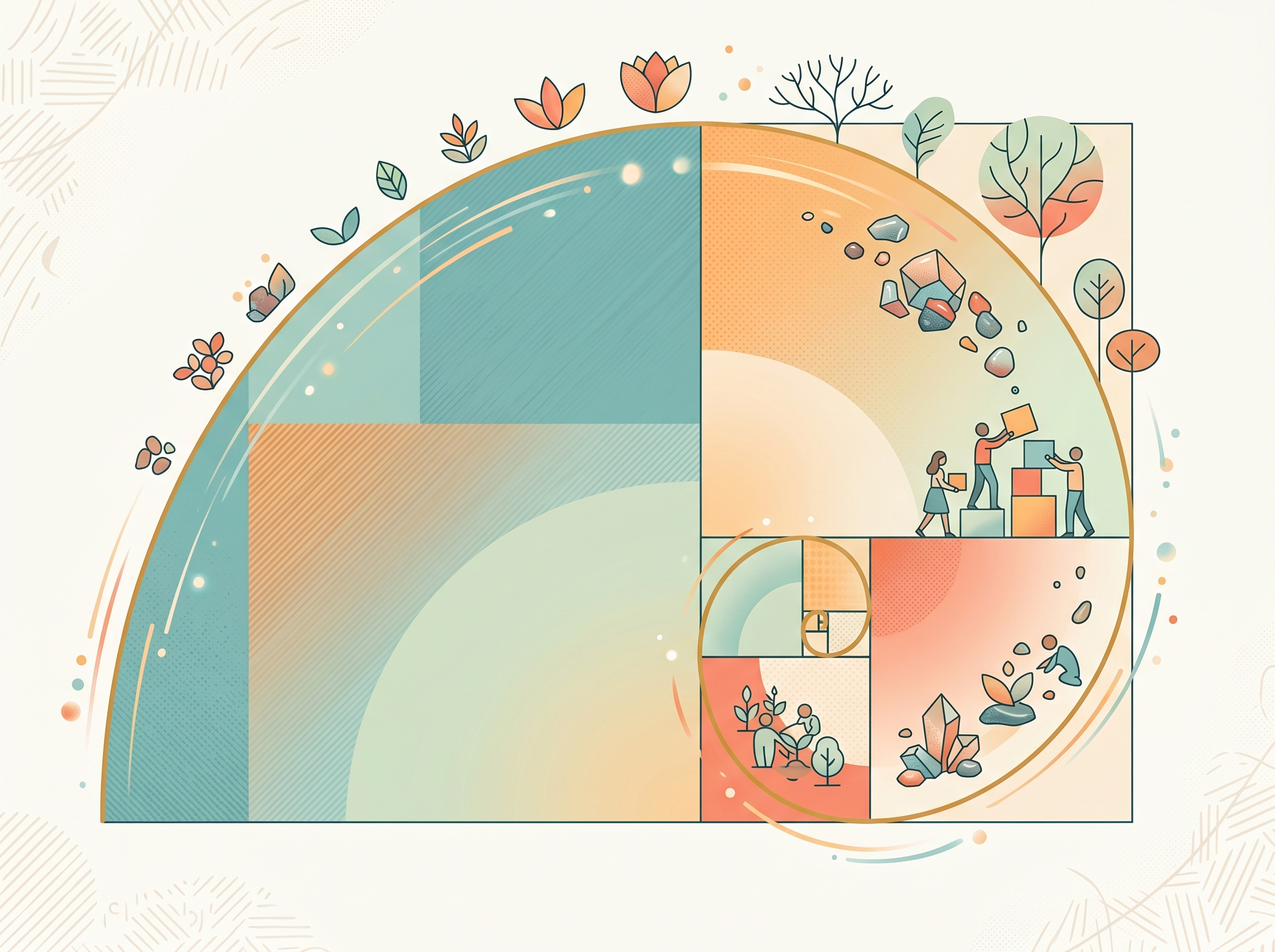 Illustration of the Fibonacci sequence
