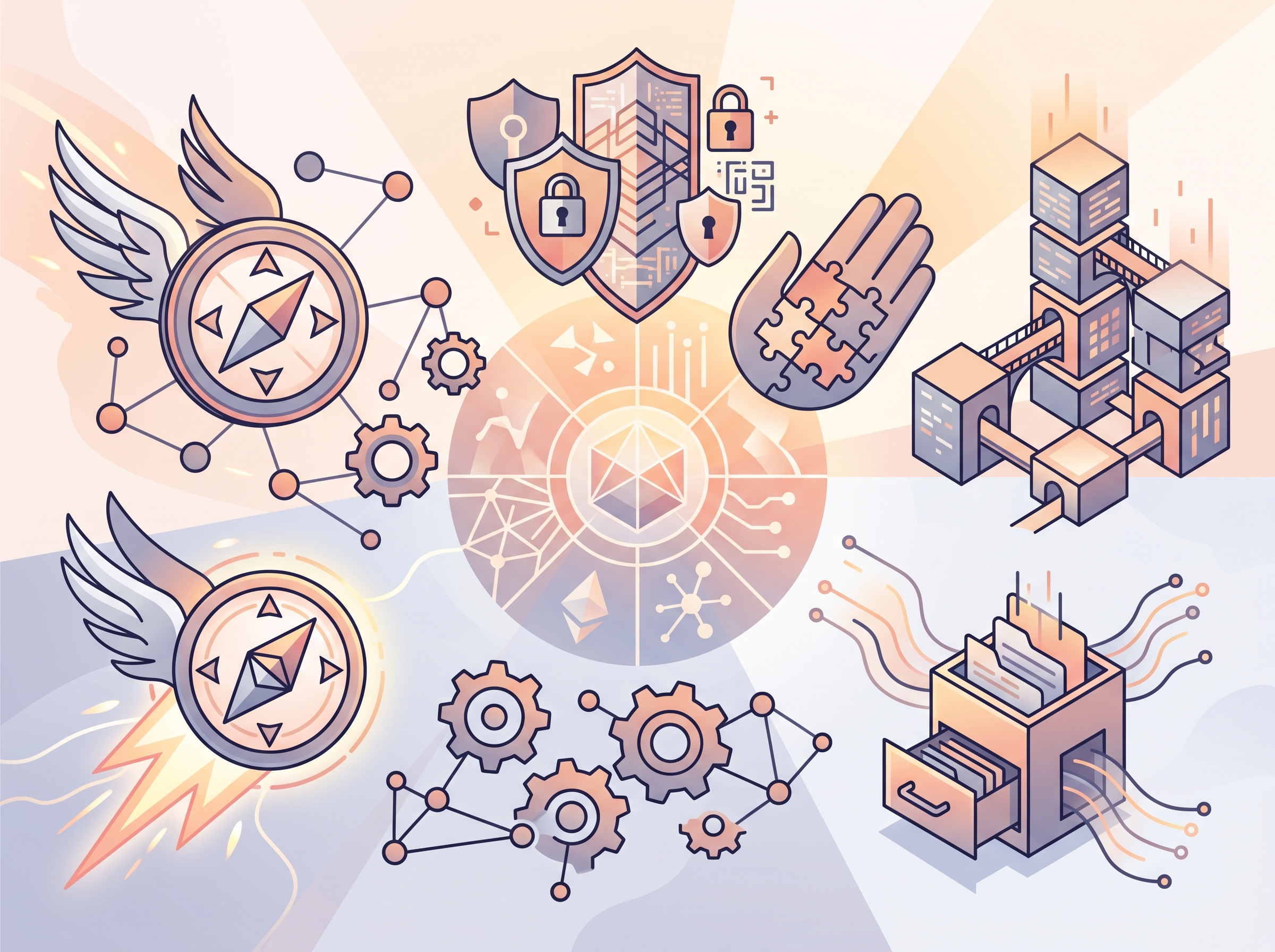 various altcoin symbols