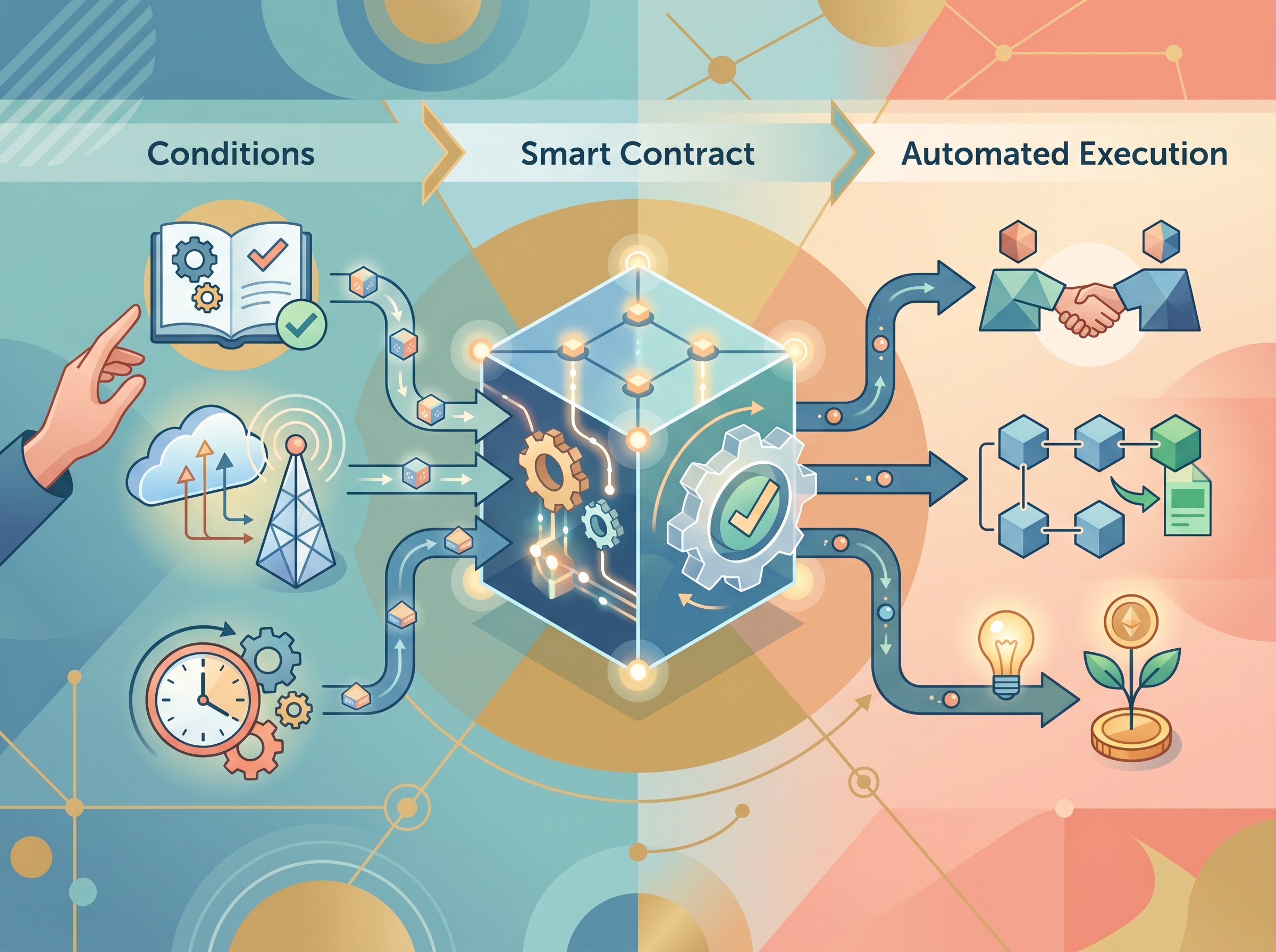Smart contract execution diagram