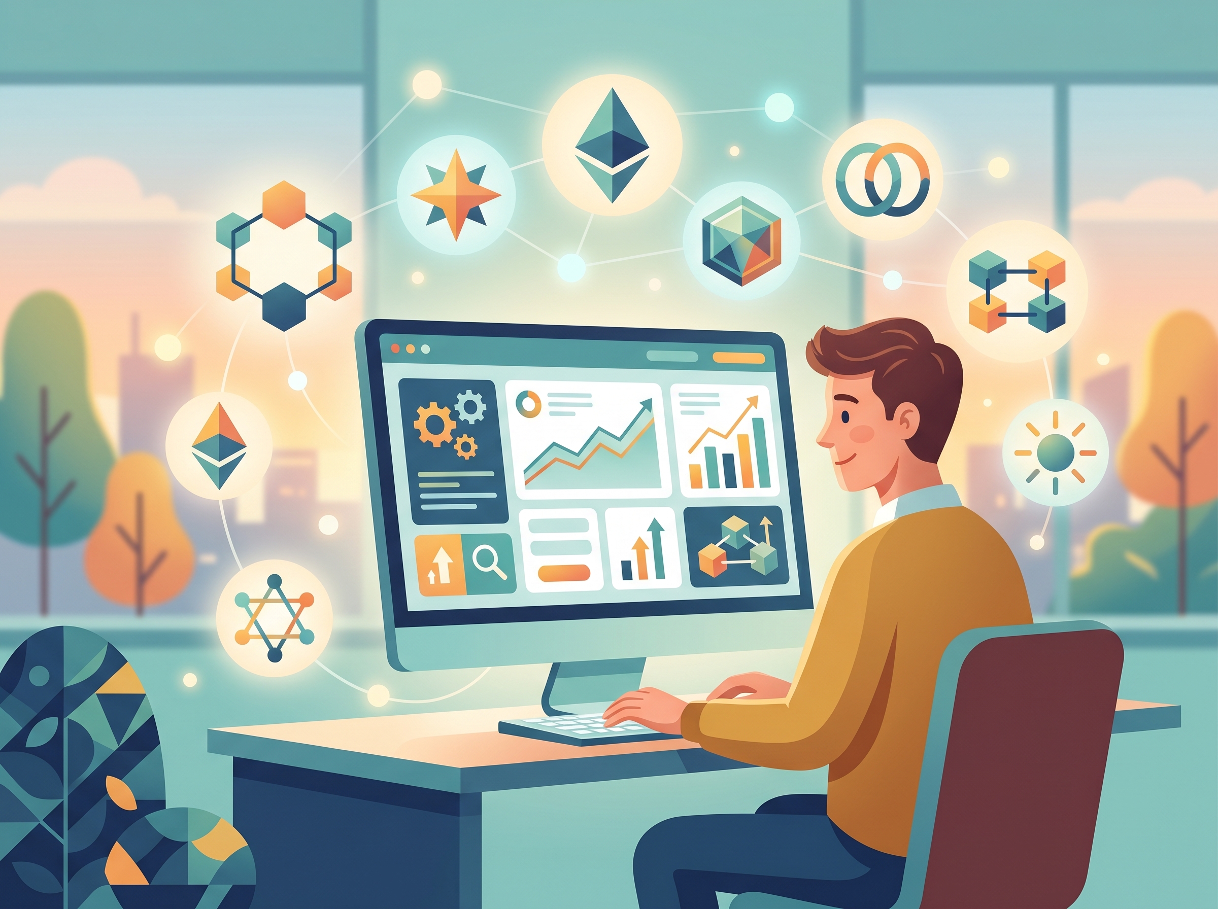 Person buying Bitcoin on an exchange
