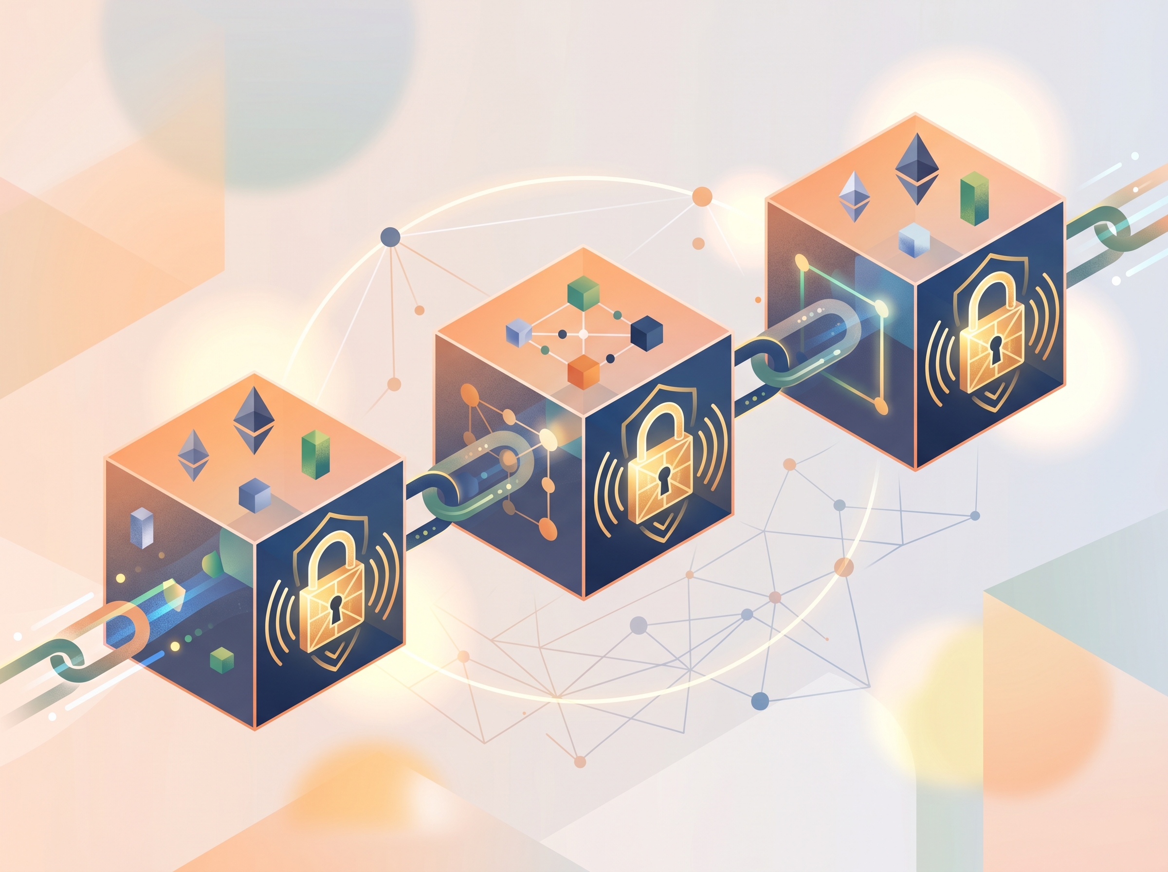 Illustration of blockchain structure