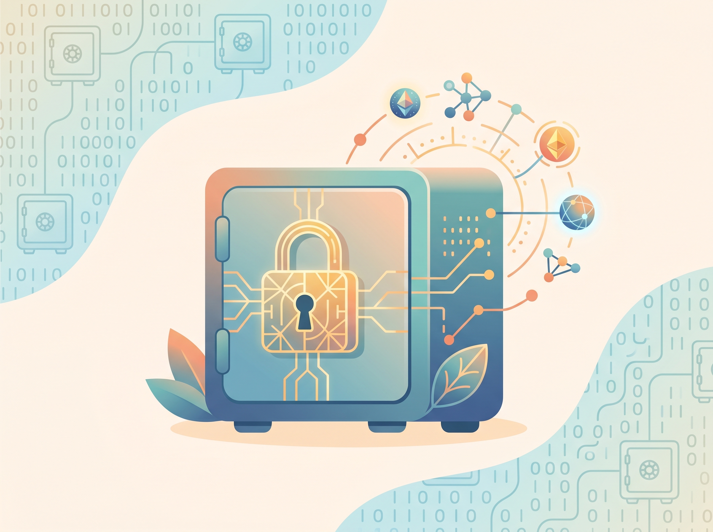 Illustration of secure digital wallet
