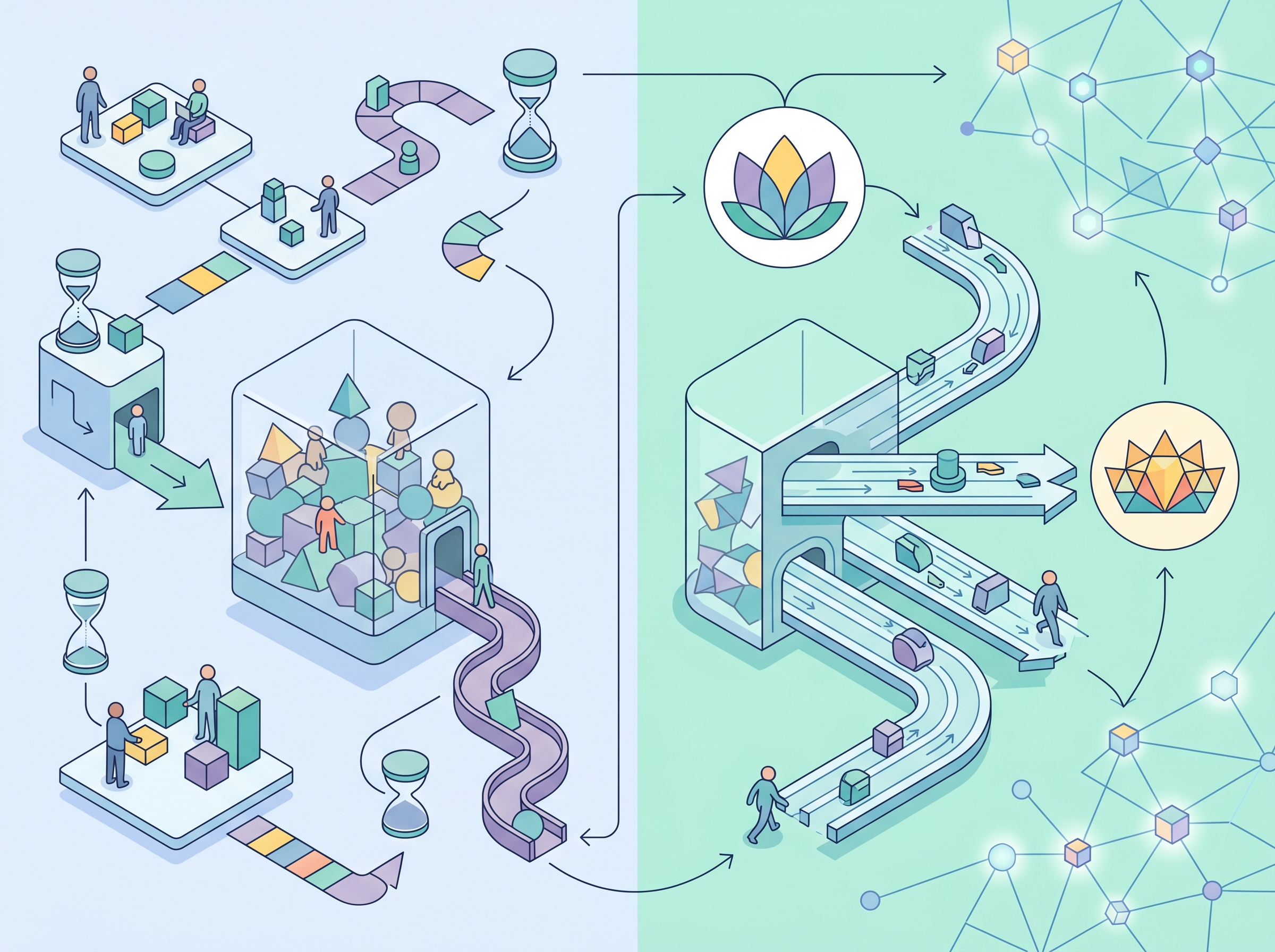 Diagram of Ethereum's Shanghai and Shapella upgrades